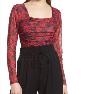 OPEN EDIT Ruched Bodysuit